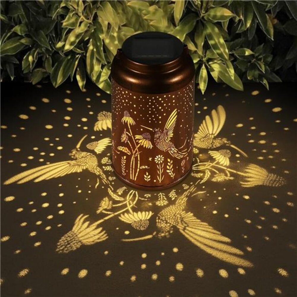 New Solar Lanterns Outdoor Waterproof Hummingbird Garden Decor Christmas Gifts